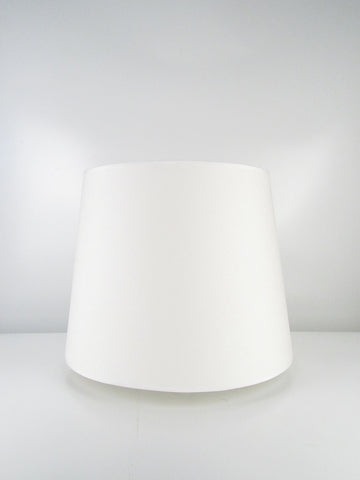 Tall Angled Drum - White Raw