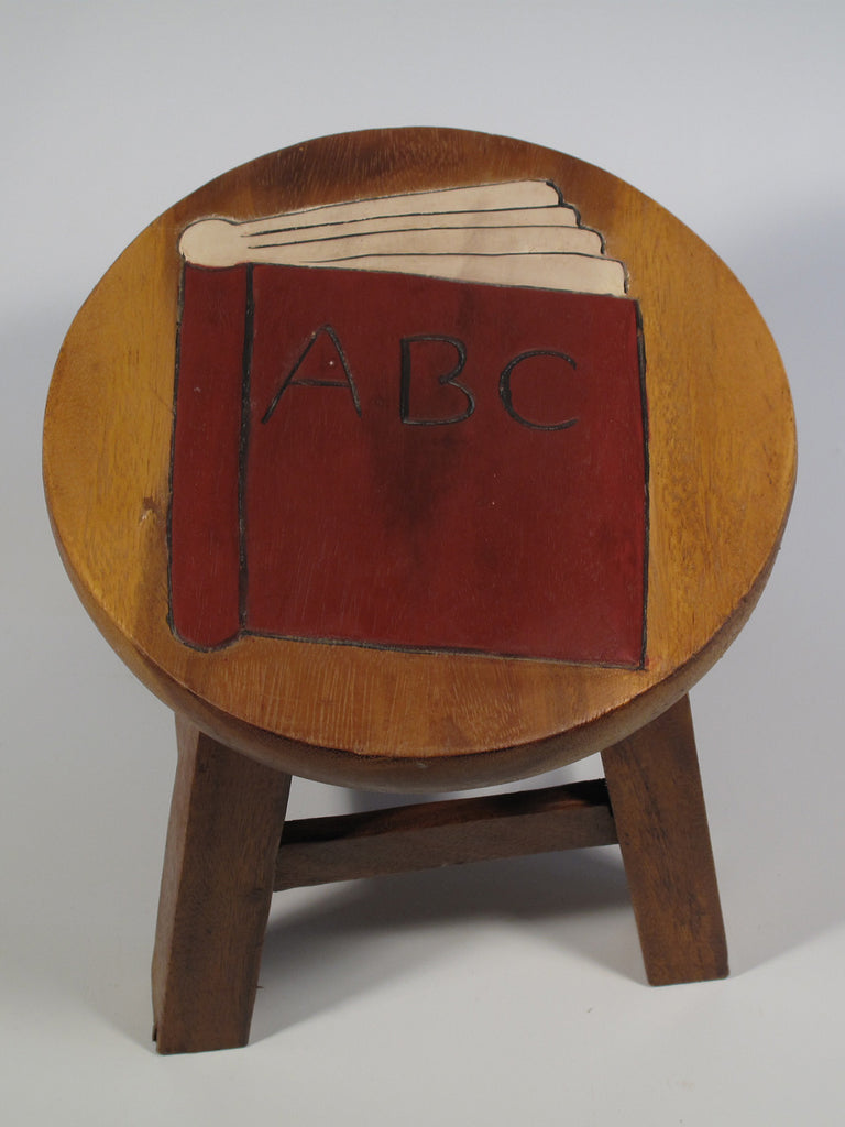 Book Kiddie Stool – Red Mud