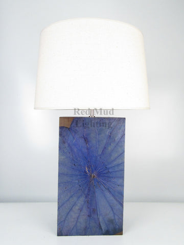 New Lotus Leaf Lamp Large Rectangle Blue